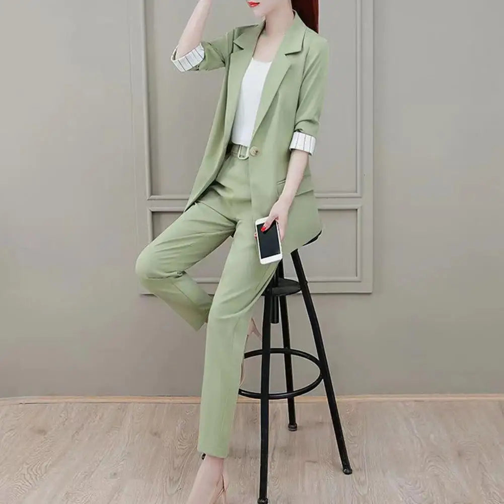 Three-Piece Blazer, Trousers and Top Set