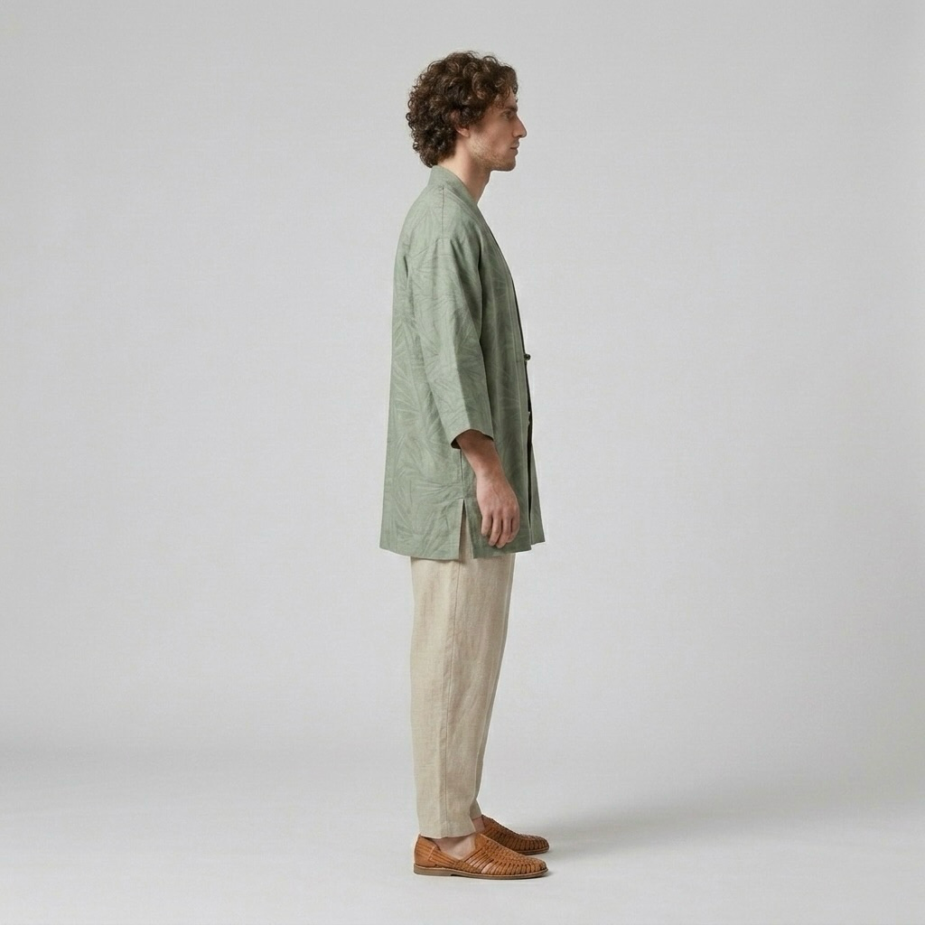 Relaxed Kimono Overshirt