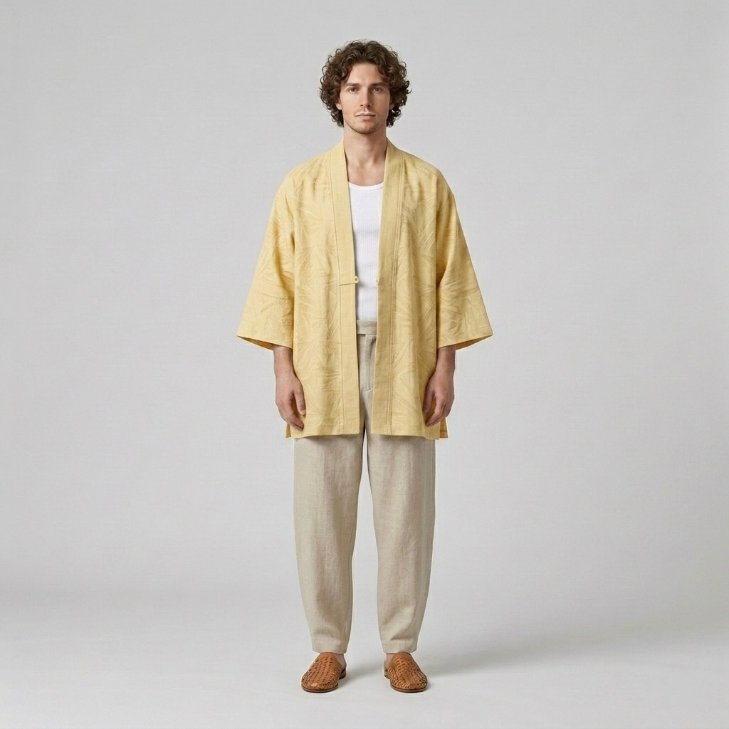 Relaxed Kimono Overshirt