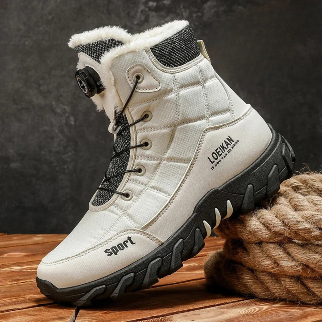 Lace-Up Fur-Lined Snow Boots