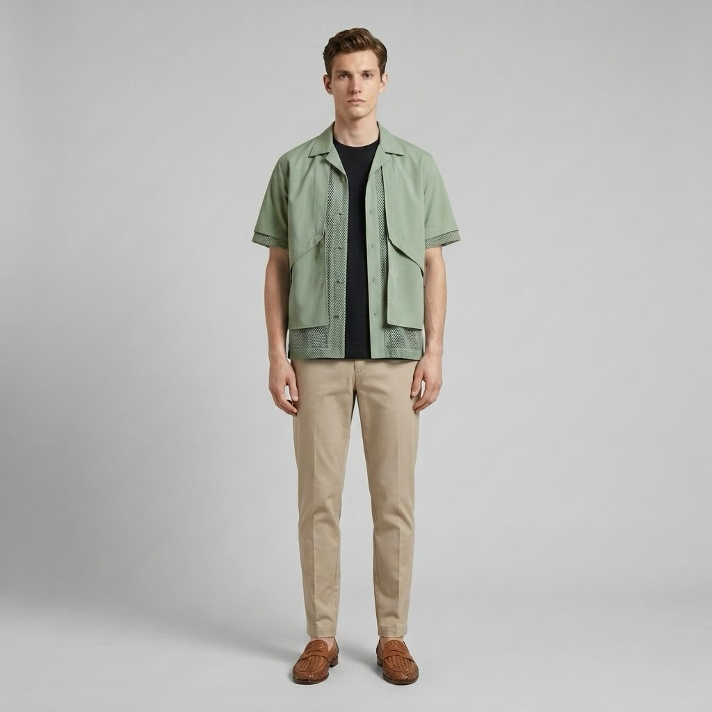Utility Panel Resort Shirt