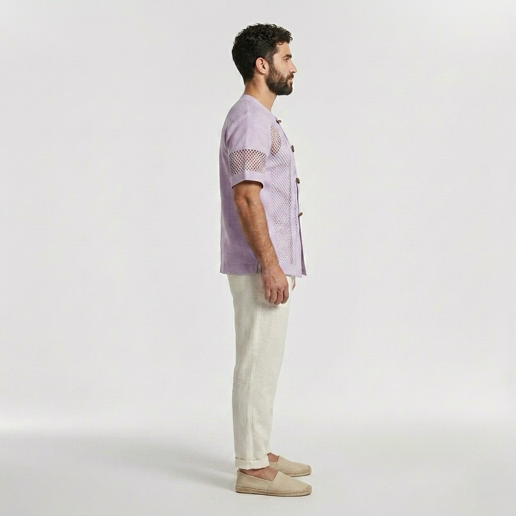 Artisan Mesh Panel Shirt