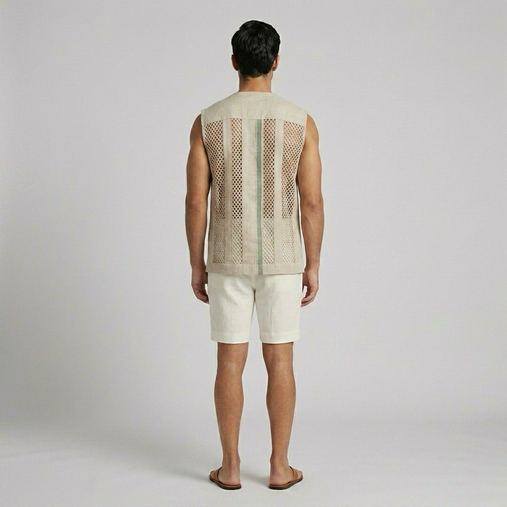 Artisan Mesh Panel Vest