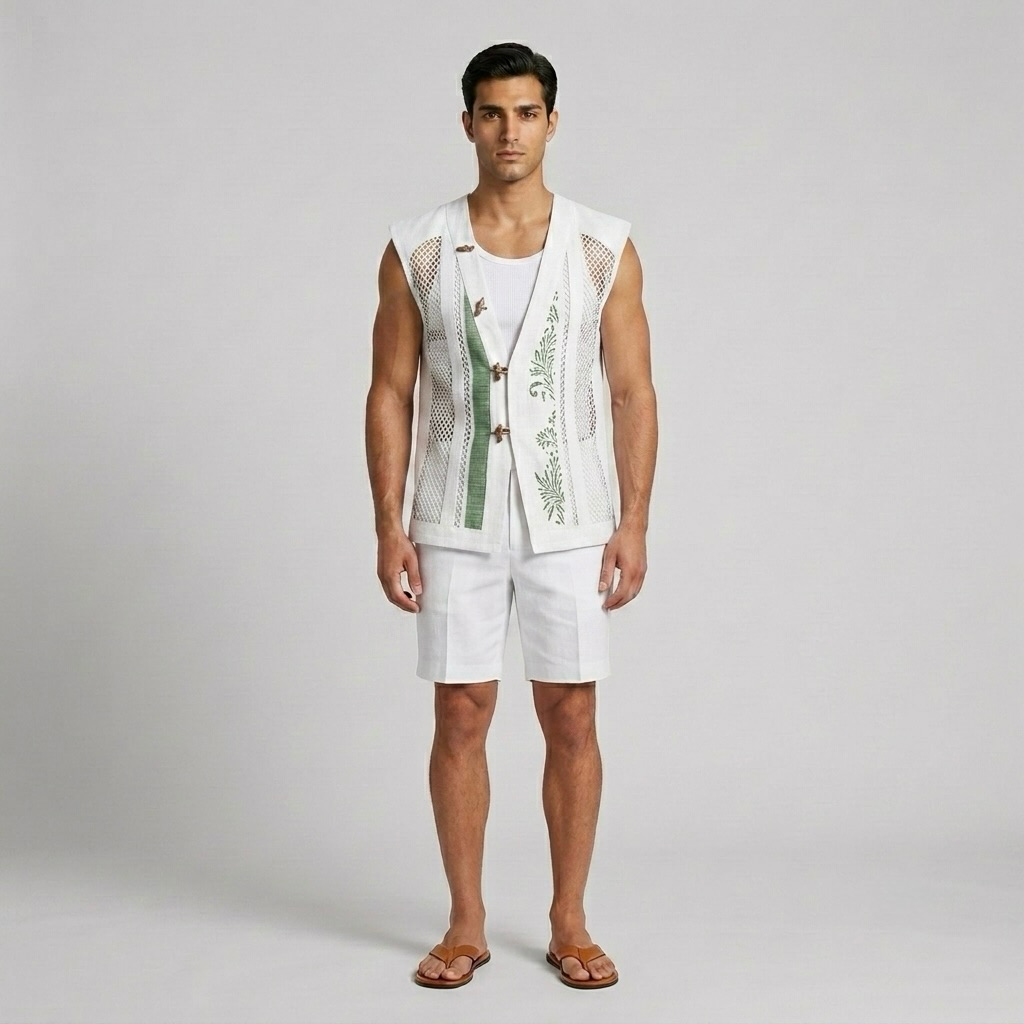 Artisan Mesh Panel Vest