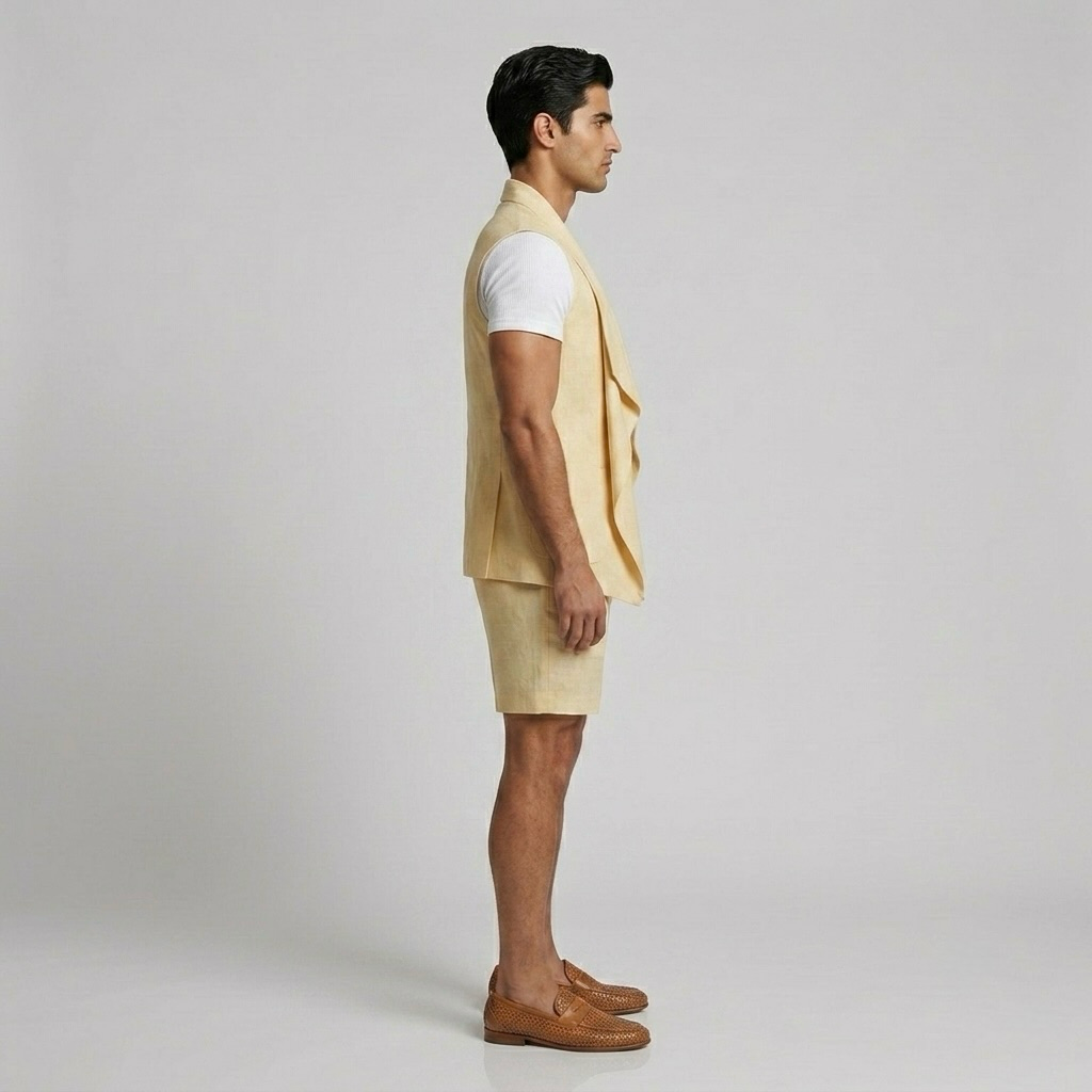 Draped Utility Vest