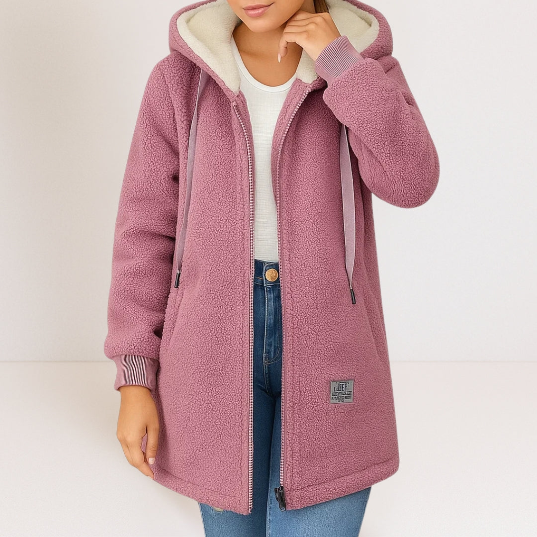 Fleece Jacket with Hood