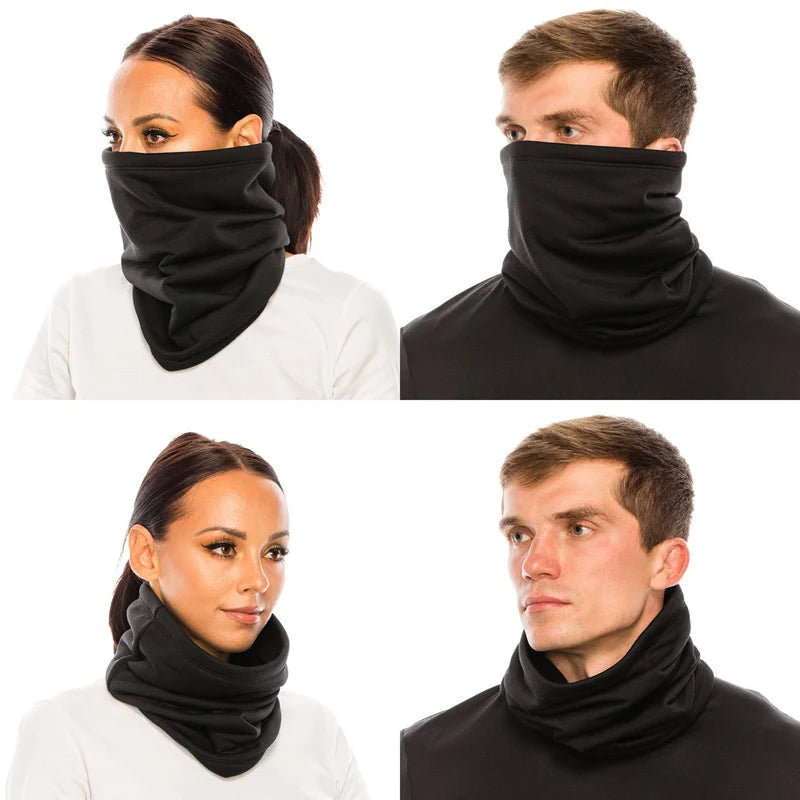 Adjustable Polar Fleece Neck Warmer Scarf for Outdoor Sports 0