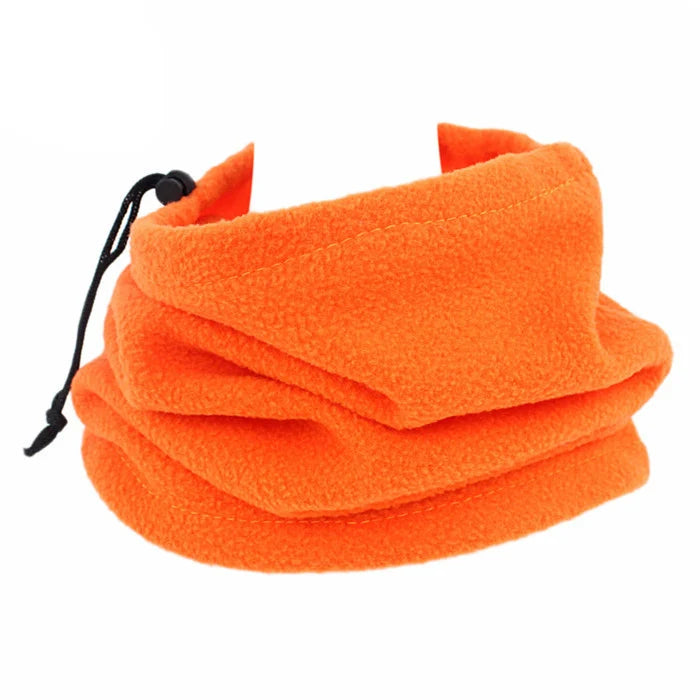Adjustable Polar Fleece Neck Warmer Scarf for Outdoor Sports 12