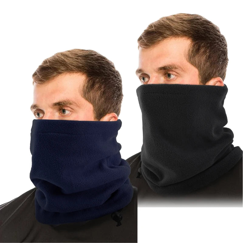 Adjustable Polar Fleece Neck Warmer Scarf for Outdoor Sports 15