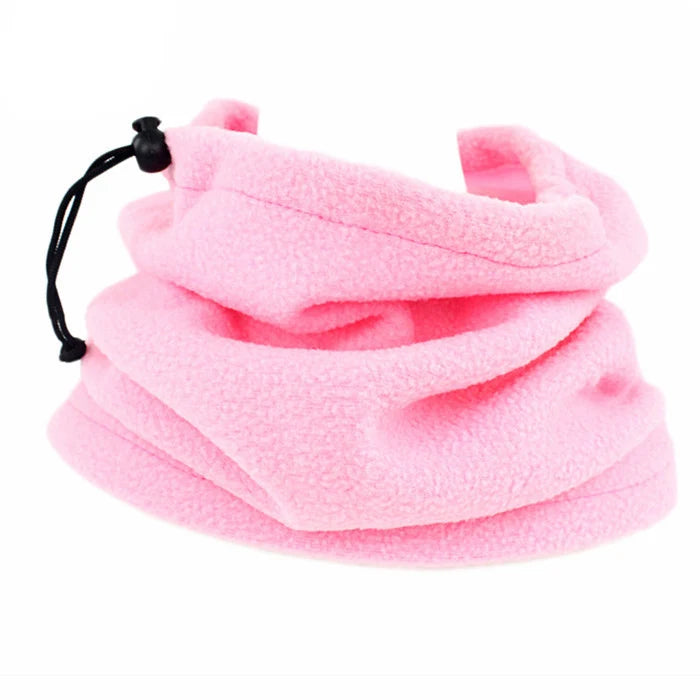 Adjustable Polar Fleece Neck Warmer Scarf for Outdoor Sports 9
