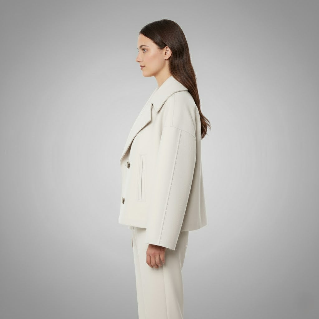 Double Button Short Jacket