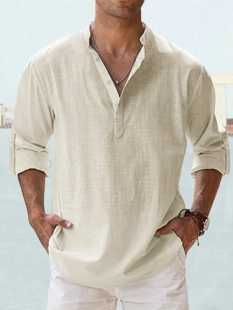Breathable Button-Up Shirt with Tailored Fit 5