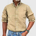Classic Tailored Button-Down Shirt with Structured Collar 0