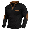Classic V-Neck Sweatshirt with Relaxed Fit 0