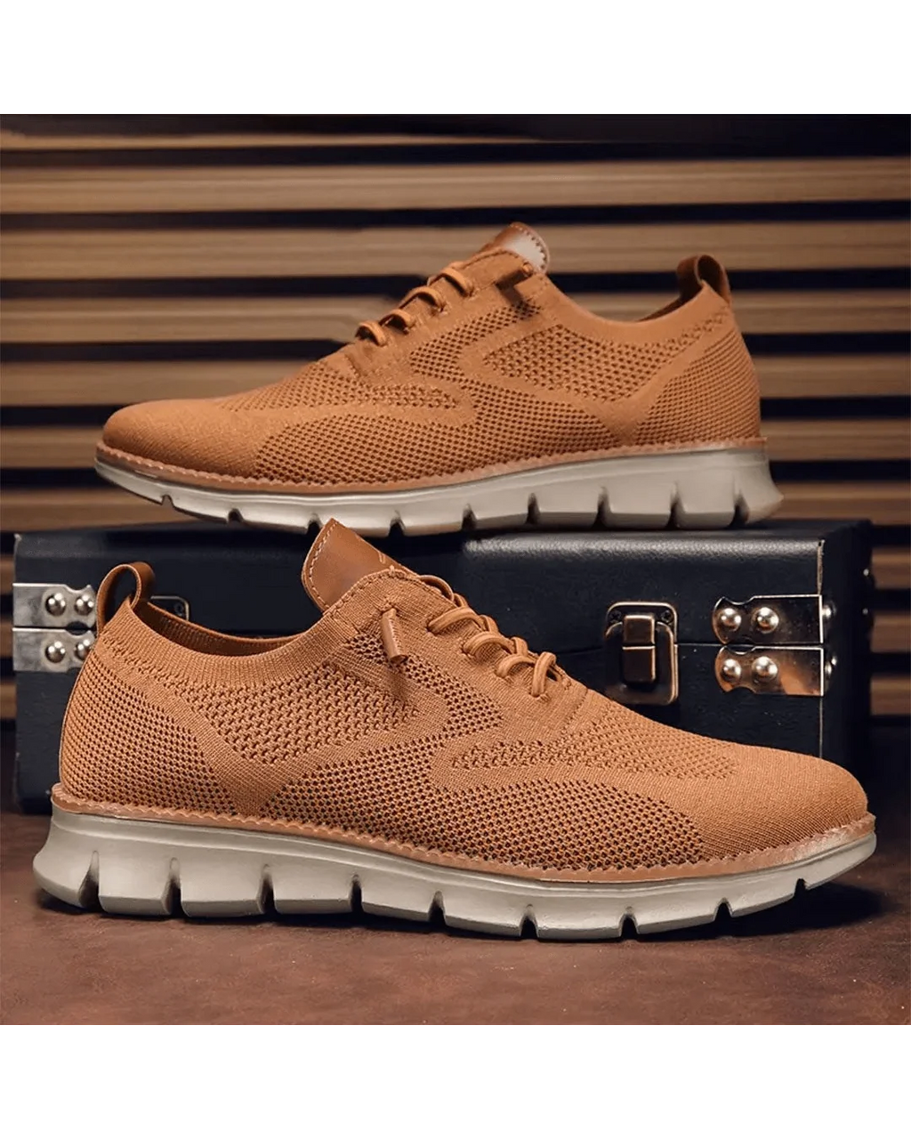 Lightweight Breathable Men's Everyday Sneakers with Shock-Absorbing Sole 8