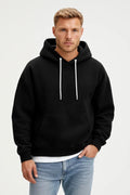 Men's Casual Hoodie with Kangaroo Pocket and Adjustable Hood 0