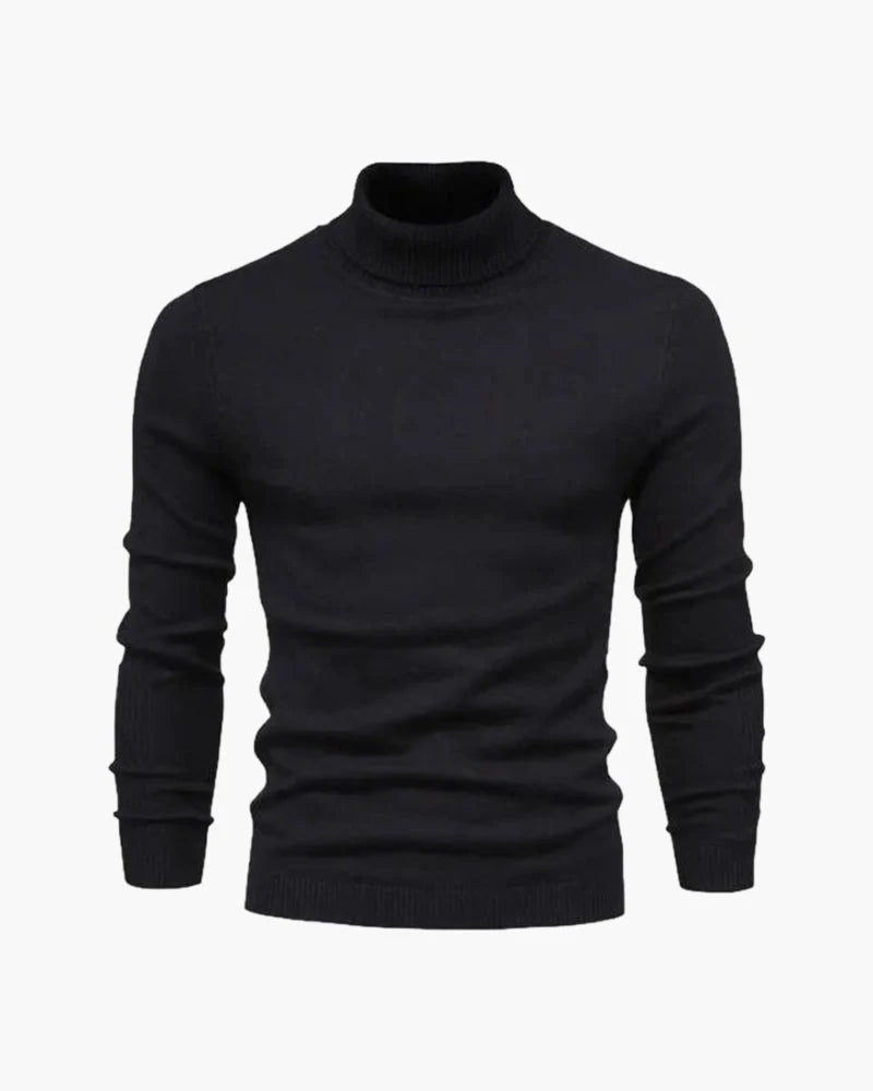 Men's Classic Fit Fine-Knit Turtleneck Sweater 2