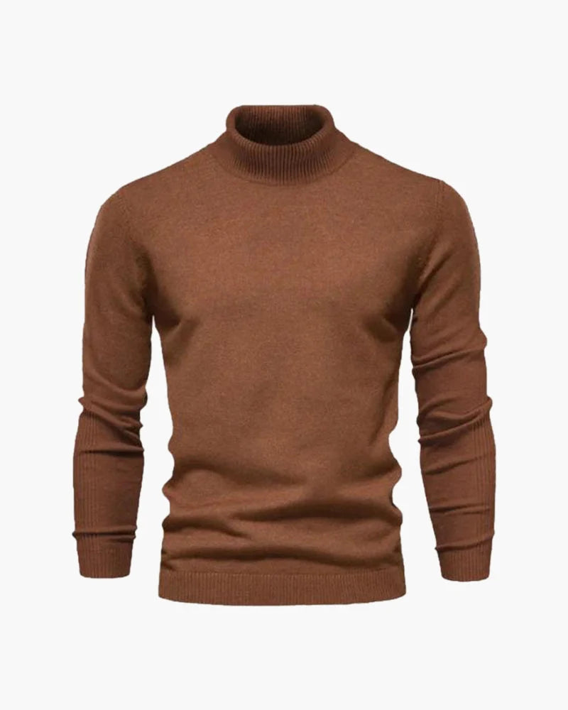 Men's Classic Fit Fine-Knit Turtleneck Sweater 4
