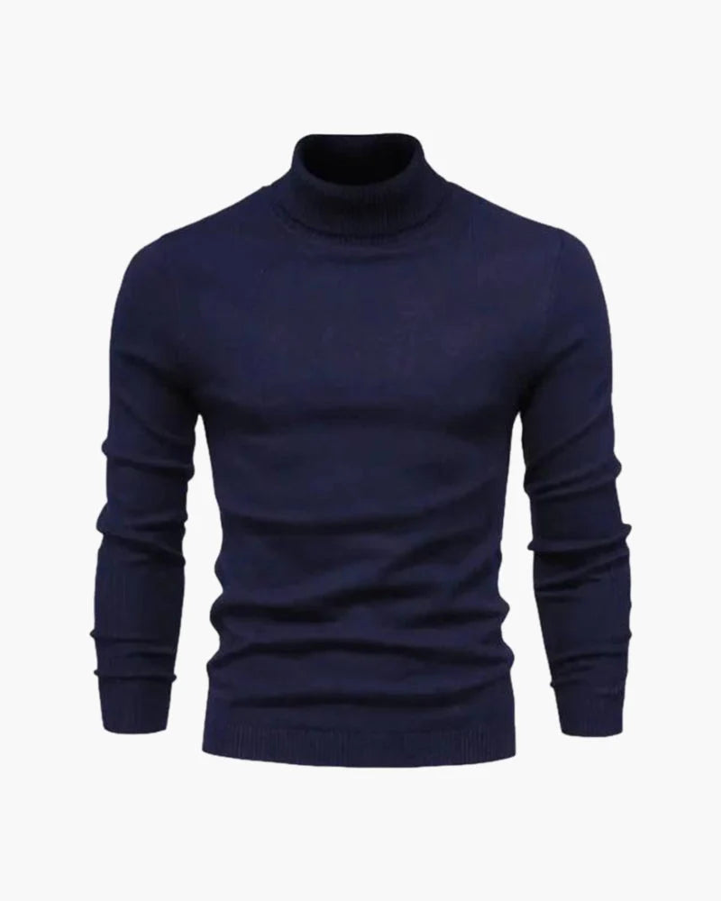 Men's Classic Fit Fine-Knit Turtleneck Sweater 5