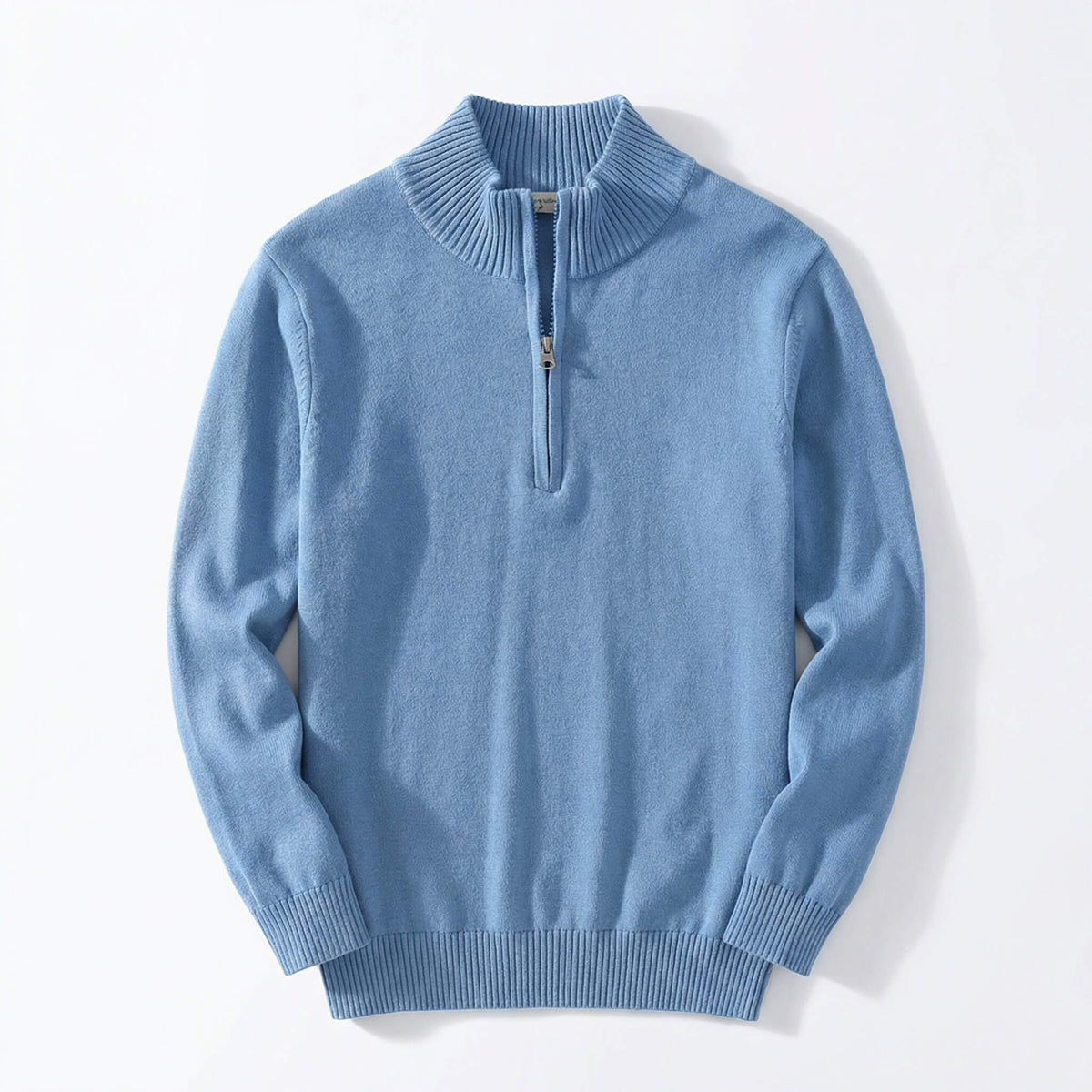 Men's Half-Zip Pullover Sweater with Relaxed Fit 3