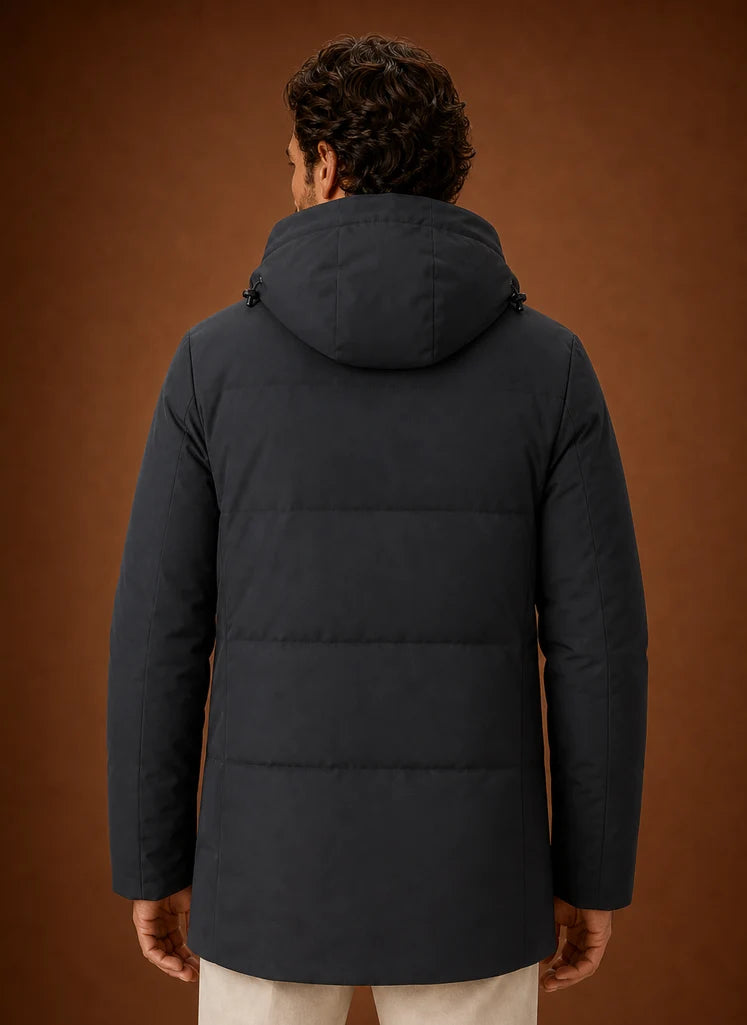 Men's Hooded Insulated Puffer Jacket for Cold Weather Wear 6