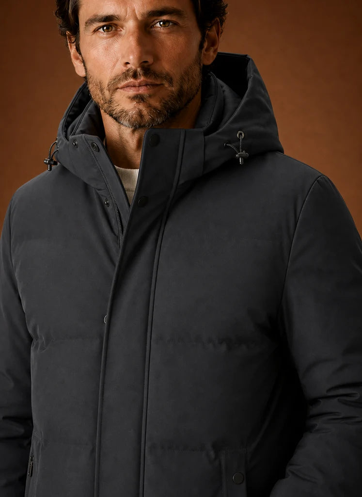 Men's Hooded Insulated Puffer Jacket for Cold Weather Wear 7