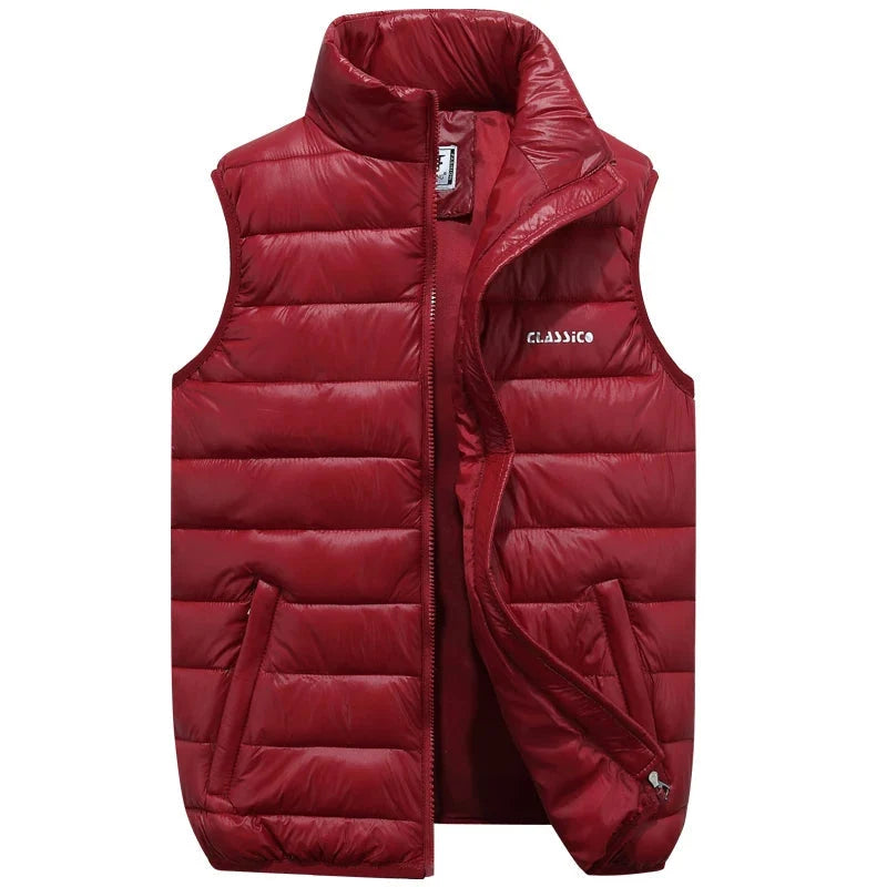 Men's Lightweight Quilted Sleeveless Vest with Front Zipper 4