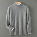 Men's Loose Fit Mock Neck Pullover Sweater for Everyday Comfort 0
