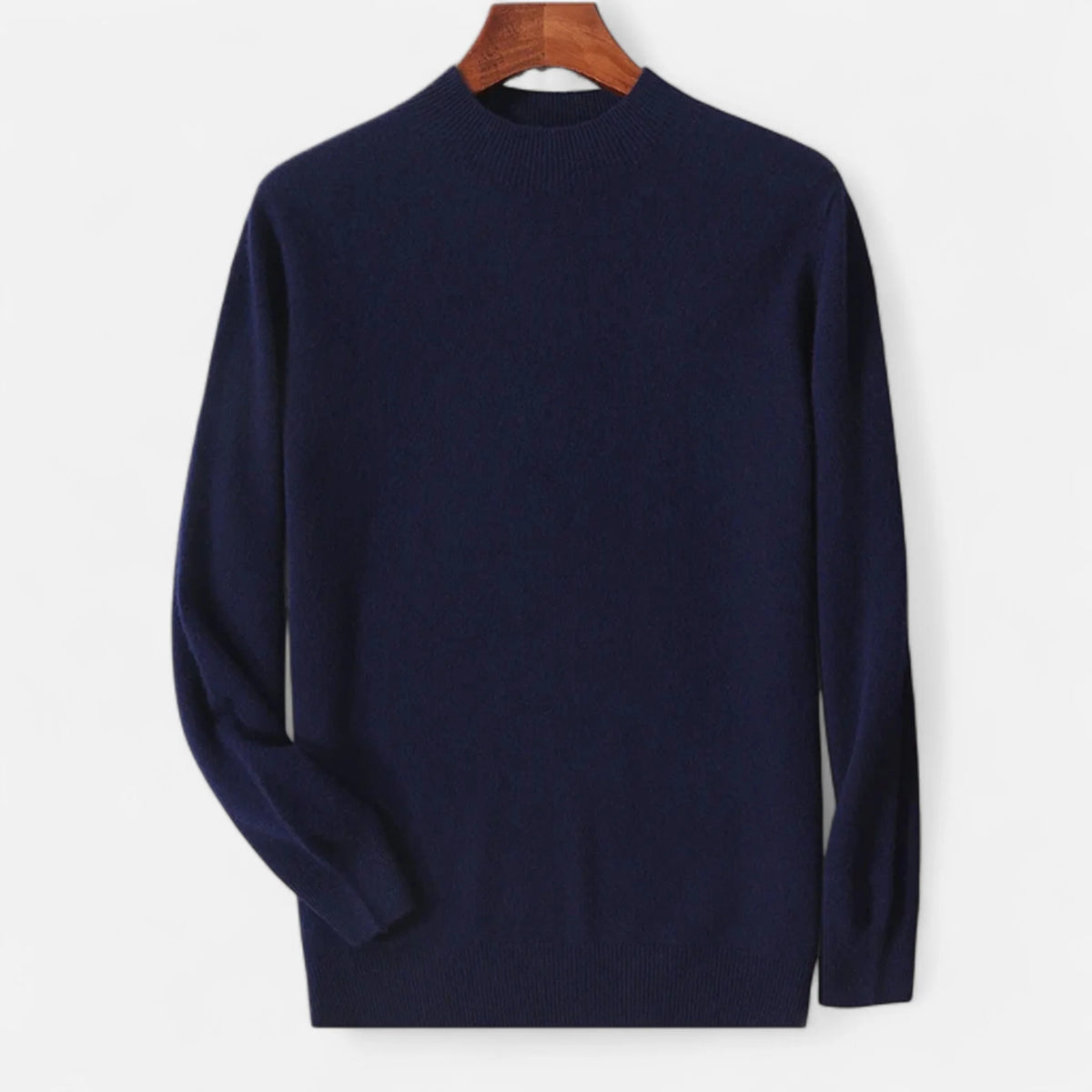 Men's Pure Wool Half Zip Sweater in Chunky Knit for Cold Weather 7