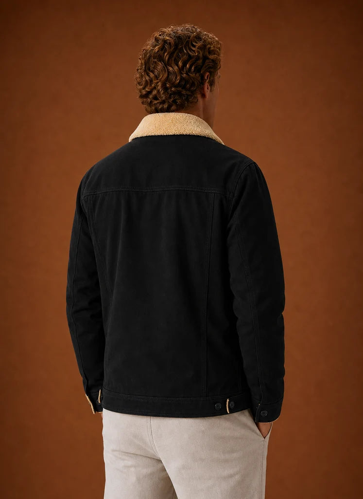 Men's Sherpa-Lined Fleece Jacket for Casual Winter Wear 6