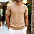 Men's Slim Fit Half-Turtleneck Knit Sweater for Everyday Wear 0
