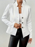 Textured Woven Blazer