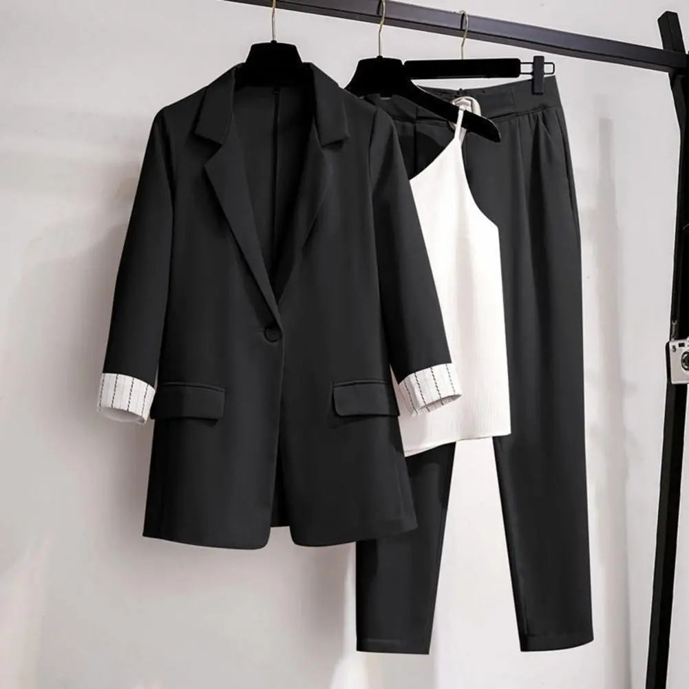 Three-Piece Blazer, Trousers and Top Set