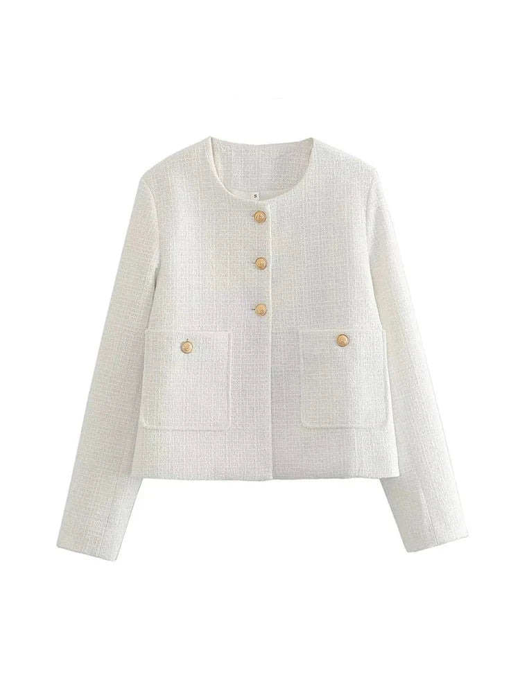 Slim Fit Cardigan with Lapel Collar for Women 4