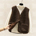 Soft Teddy Sleeveless Bodywarmer for Comfortable Layering 0