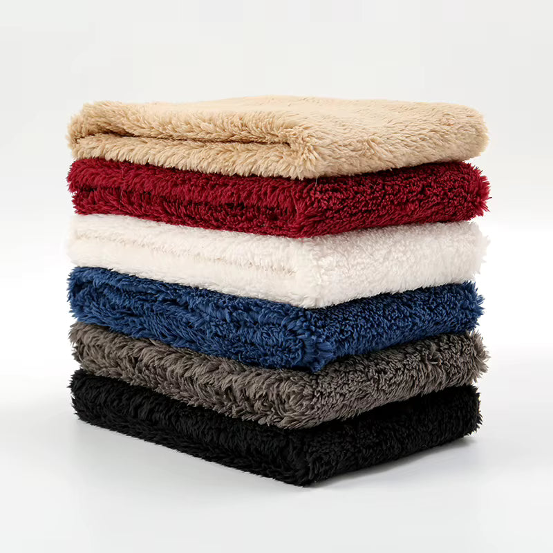 Thick Plush Winter Scarf with Full Face Coverage for Men and Women 1