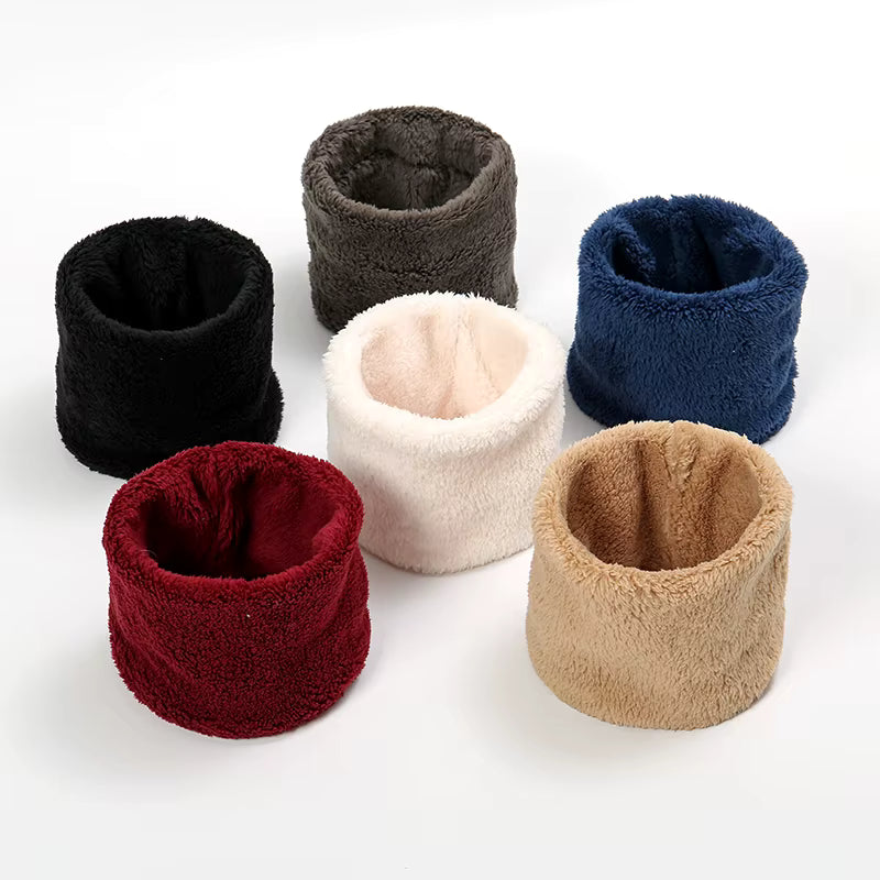 Thick Plush Winter Scarf with Full Face Coverage for Men and Women 3