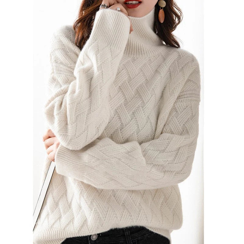 Women's Cashmere Turtleneck Sweater - Lightweight & Warm 6