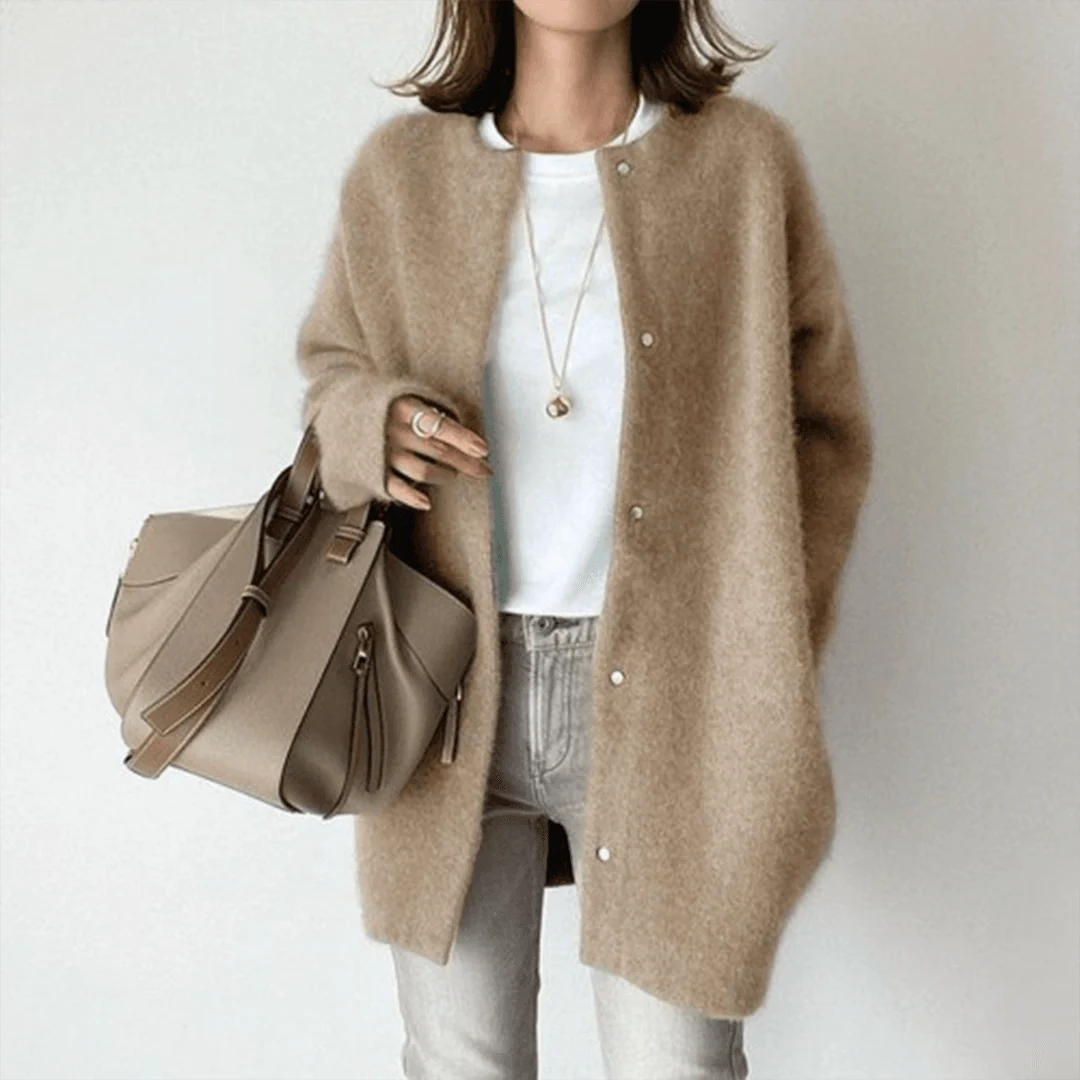 Women's Cotton Cardigan - Soft, Timeless Fit for Versatile Styling 0