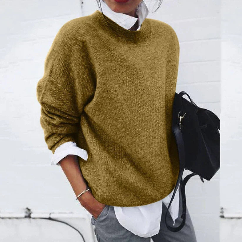 Women's Lightweight Cashmere Sweater with Relaxed Fit 0