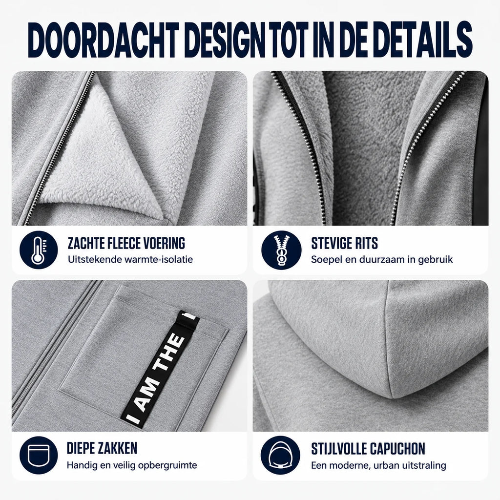 Women's Long Hooded Fleece Lined Coat for Winter Comfort 3
