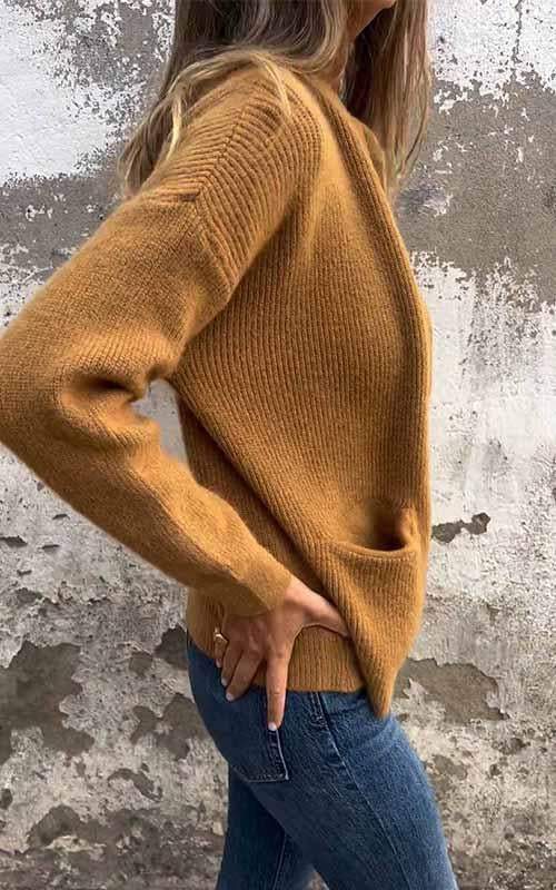 Wool Blend Zip Cardigan Sweater for Men - Straight Fit Everyday Wear 6