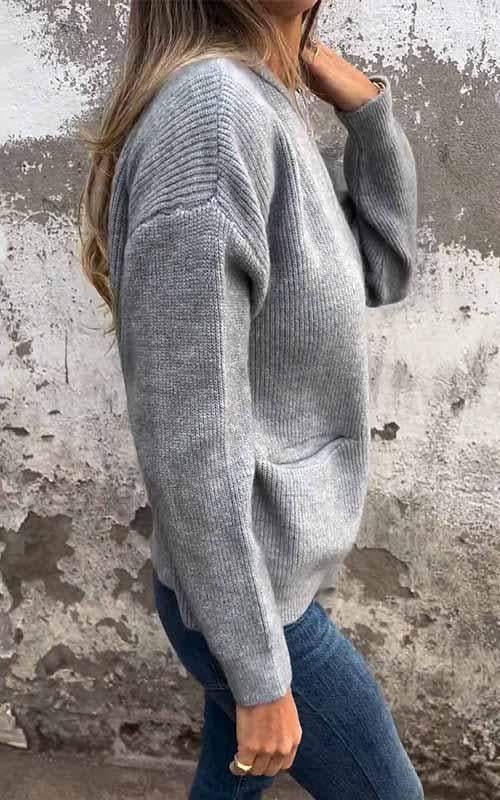 Wool Blend Zip Cardigan Sweater for Men - Straight Fit Everyday Wear 8