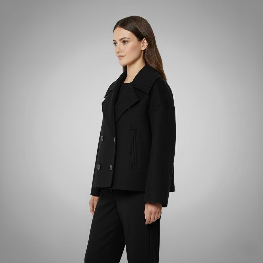 Double Button Short Jacket