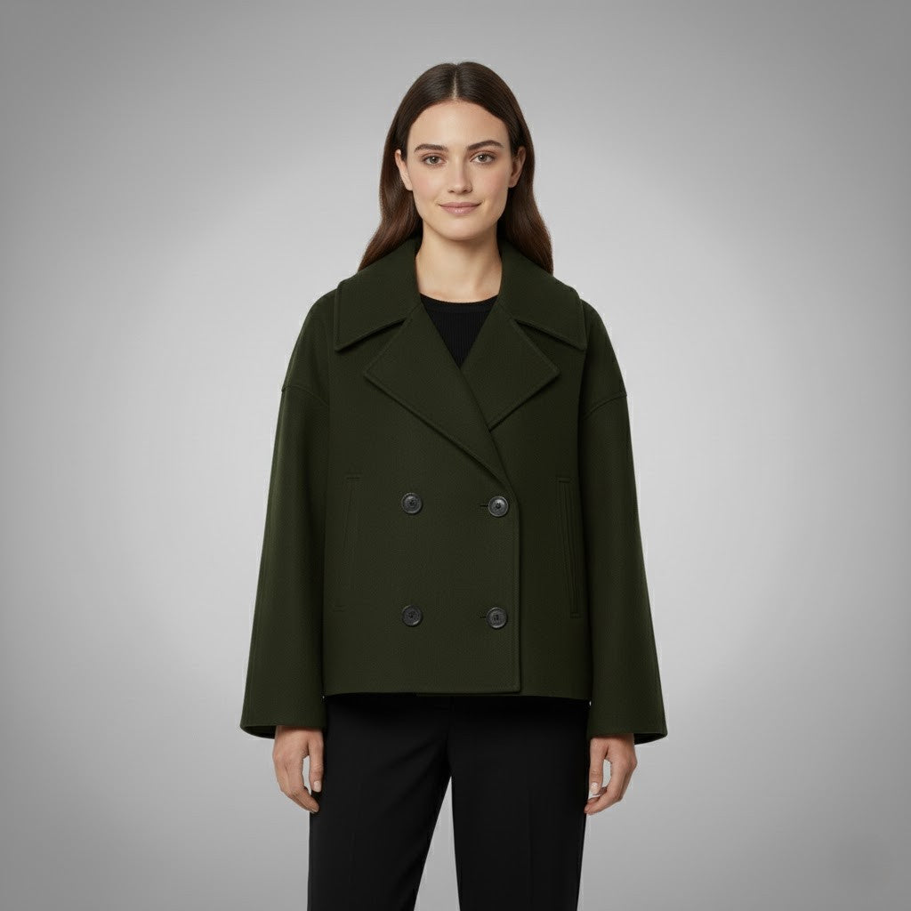 Double Button Short Jacket