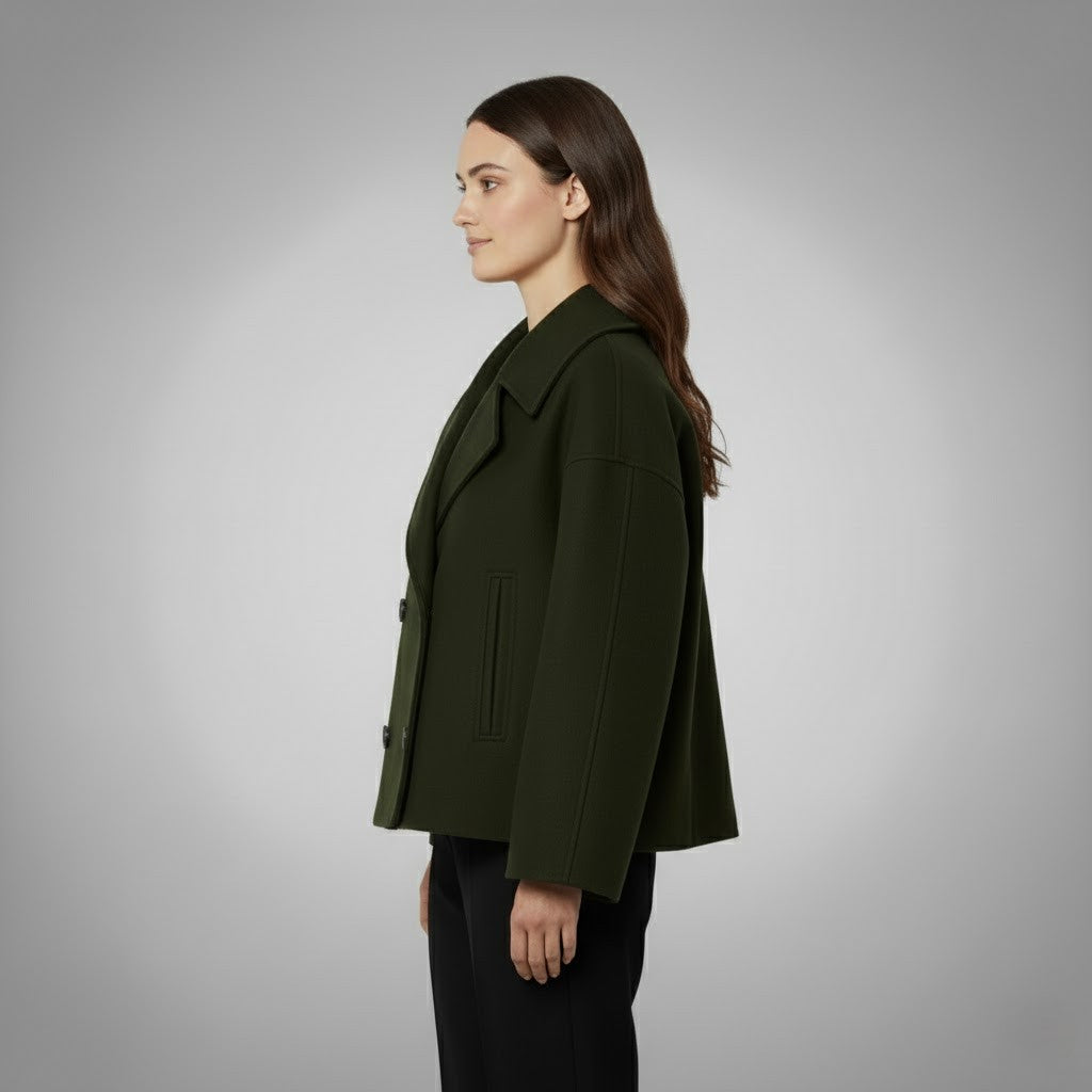 Double Button Short Jacket