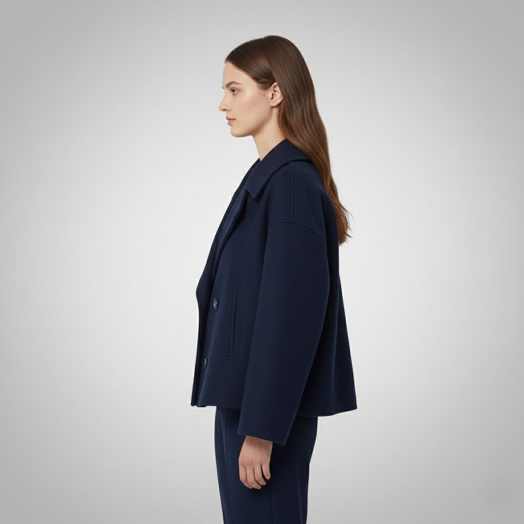 Double Button Short Jacket